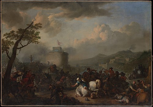 Battle Scene, 1671, Johannes Lingelbach