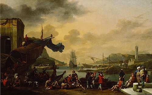 Italienischer Seehafen, 1662, Johannes Lingelbach