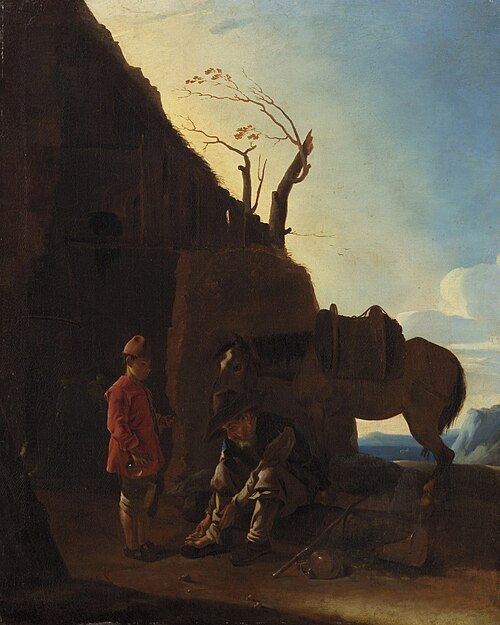 Der böse Fuß, 1655, Johannes Lingelbach