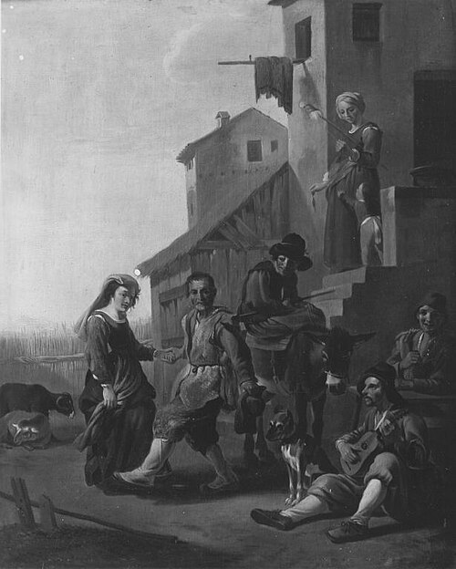 Tanz in der Campagna, 1648, Johannes Lingelbach