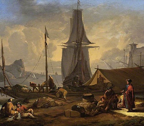 A Port Scene, , Johannes Lingelbach