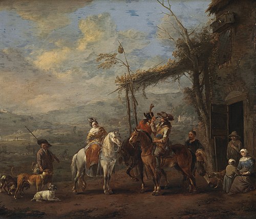 A Hunting Party, , Johannes Lingelbach