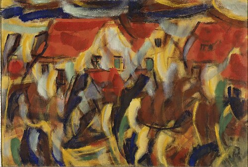 Village, 1913, Christian Rohlfs