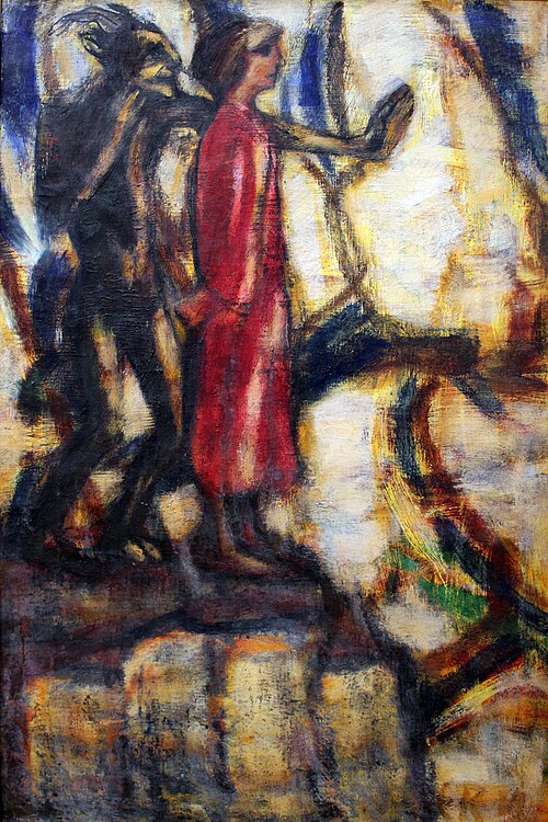 The Temptation of Christ, 1914, Christian Rohlfs