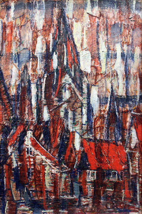 The Collegiate Church of St. Patrocli in Soest, 1912, Christian Rohlfs
