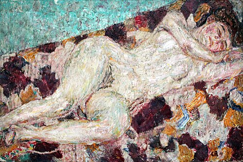 Female Nude, 1911, Christian Rohlfs