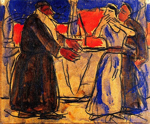 Biblical Scene., 1911, Christian Rohlfs