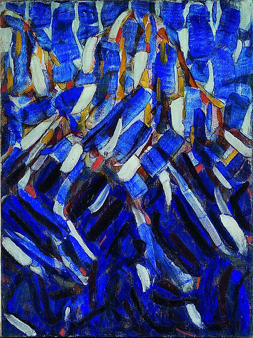 Abstraction (the Blue Mountain), 1912, Christian Rohlfs