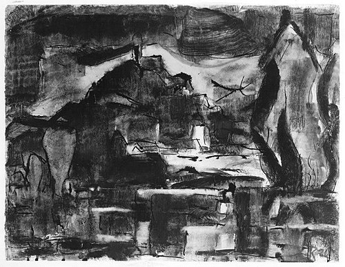 Kloster Andechs, 1920, Christian Rohlfs