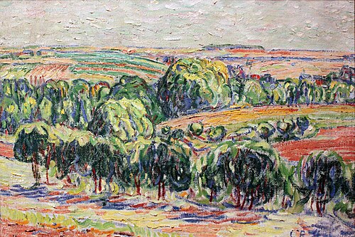 Summer Landscape near Weimar, 1904, Christian Rohlfs