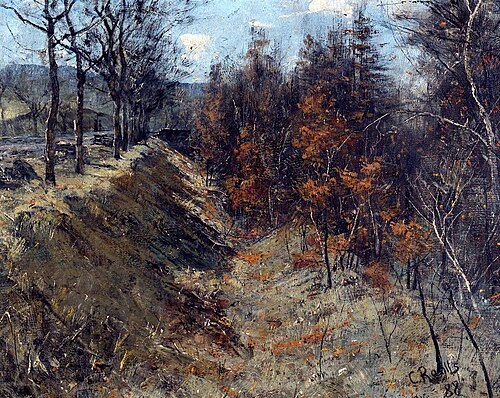 Der Wilde Graben bei Weimar, 1888, Christian Rohlfs