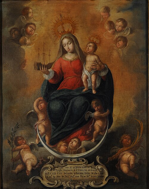 The Virgin of Buen Ayre, 1750, Juan de Espinal