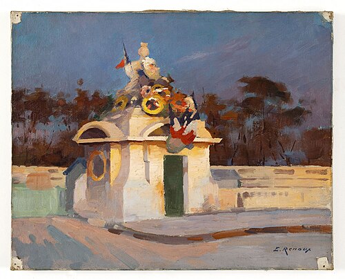 Place de la Concorde, statue de la ville de Strasbourg, 1918, Jules Ernest Renoux