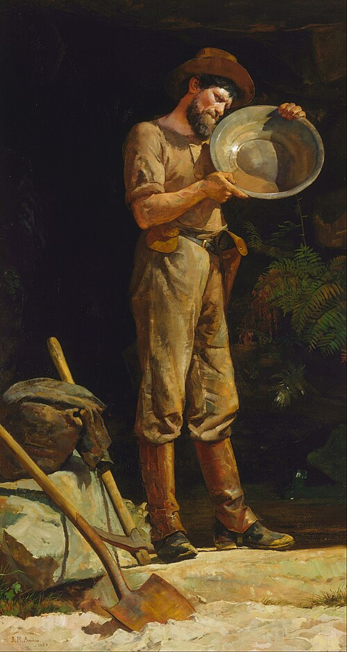 The prospector, 1889, Julian Ashton