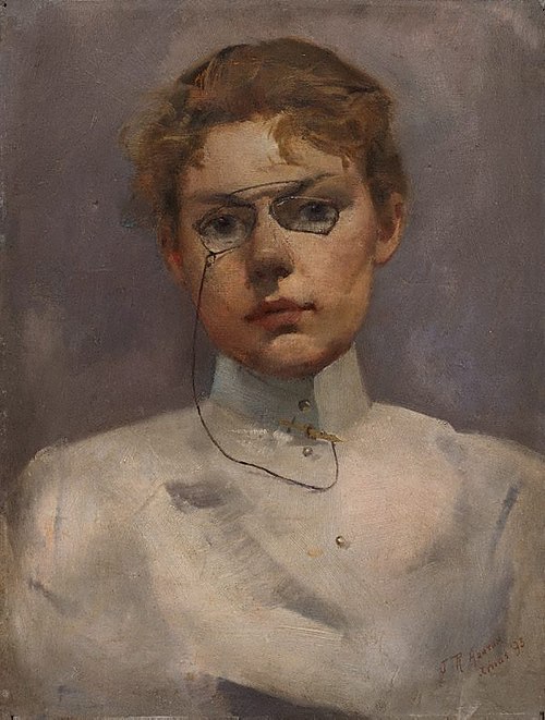 Study of Alice Muskett, 1893, Julian Ashton