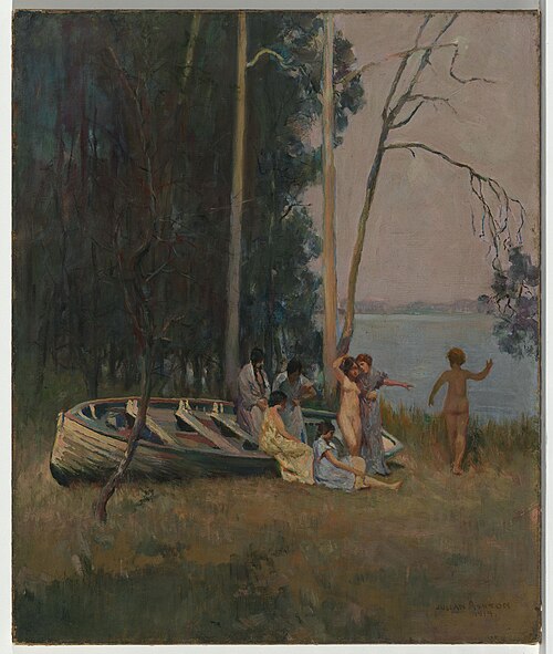 Bathers, 1914, Julian Ashton