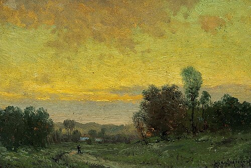 Sunset landscape, , Julian Onderdonk