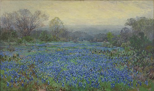 Untitled (Field of Bluebonnets), 1918, Julian Onderdonk