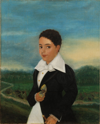 Creole Boy with a Moth, 1835, Julien Hudson