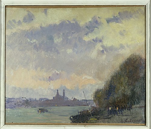 La Seine et l'ancien Trocadéro, 1900, Albert Lebourg