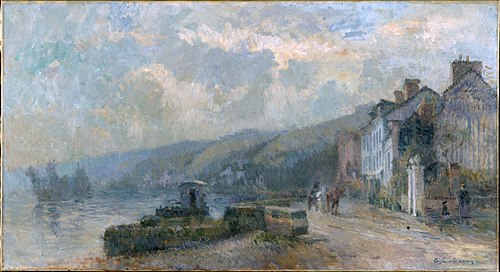 Temps de pluie, 1901, Albert Lebourg