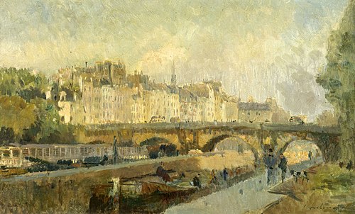 Le Pont Neuf, 1906, Albert Lebourg