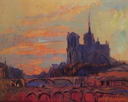 Notre Dame de Paris, 1895, Albert Lebourg