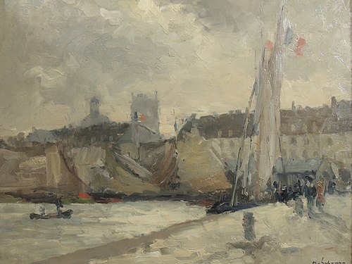 Le vieux port de Dieppe, 1896, Albert Lebourg