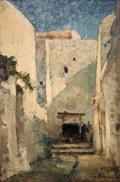 Rue à Alger, 1875, Albert Lebourg