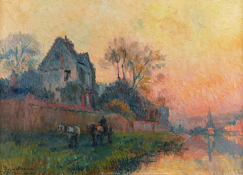 Bords de Seine à Chatou, 1918, Albert Lebourg