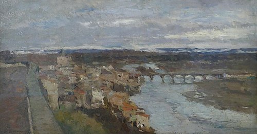 Vue de Pont-du-Château, 1885, Albert Lebourg