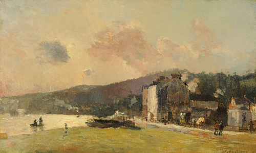 La Seine à Croisset, près de Rouen, , Albert Lebourg