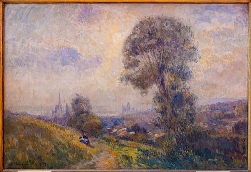 Vue de Rouen depuis le mont Gargan, 1905, Albert Lebourg