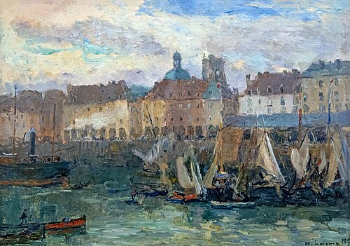 Le Port de Dieppe, 1893, Albert Lebourg