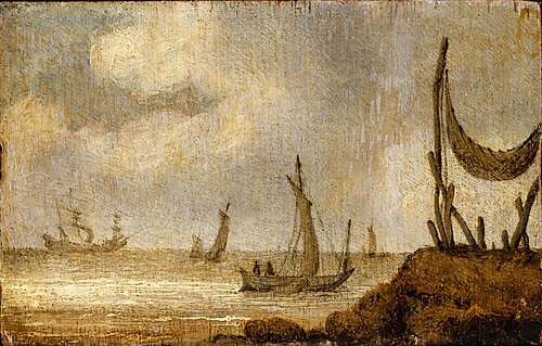 A Coastal Scene, 1630, Julius Porcellis