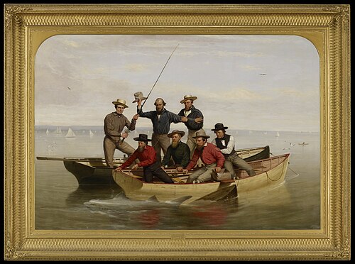 A Fishing Party Off Long Island, 1860, Junius Brutus Stearns