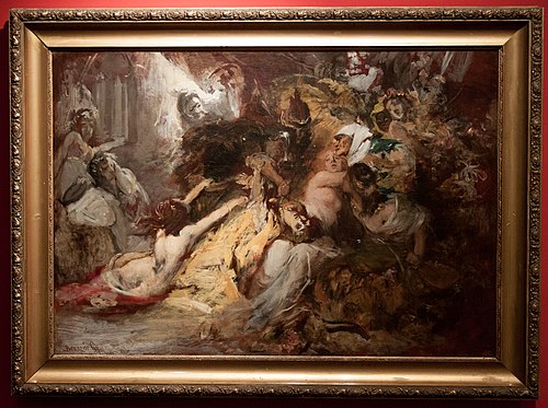 Death of Ladislaus IV of Hungary, 1880, Gyula Benczúr