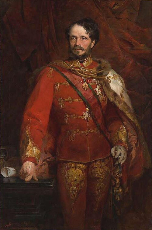 Portrait of Count Gyula Andrássy, 1884, Gyula Benczúr