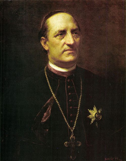 Portrait of Arnold Ipolyi, 1892, Gyula Benczúr