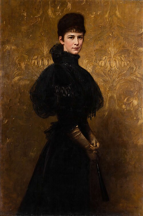 Portrait of Empress Elisabeth, 1899, Gyula Benczúr
