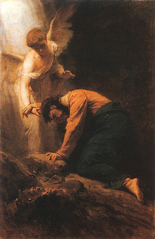 Christ on the Mount of Olives, 1919, Gyula Benczúr