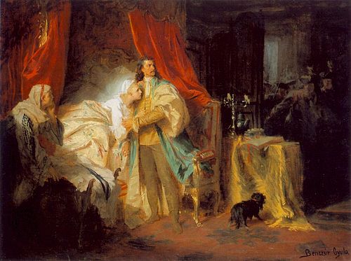 Die Verhaftung von Ferenc Rákóczi auf der Burg von Nagysáros, 1869, Gyula Benczúr