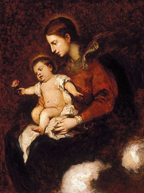 Madonna with the child Jesus, 1870, Gyula Benczúr