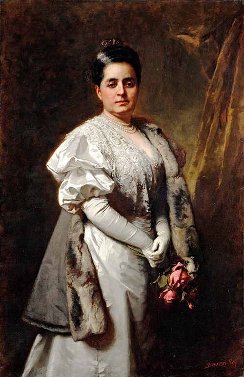 Portrait of an elegant Lady, , Gyula Benczúr