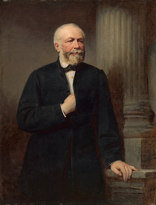 Portrait of Košice Banker Fiedler, 1864, Gyula Benczúr
