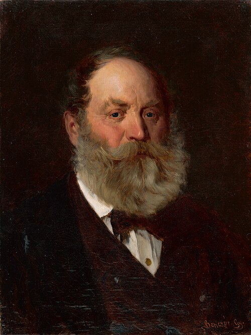 Podobizeň umelcovho otca Viliama Benczúra, 1873, Gyula Benczúr
