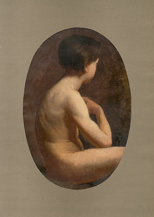 Chlapčenský akt, 1854, Gyula Benczúr