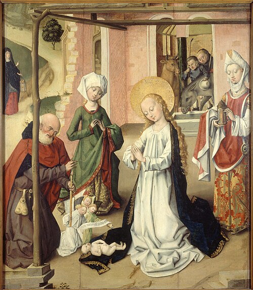 L'Adoration de l'Enfant, 1501, Maître du retable de saint Barthélemy