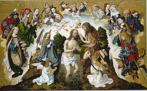 The Baptism of Christ, 1485, Maître du retable de saint Barthélemy
