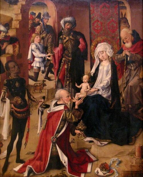 The Adoration of the Magi, 1550, Maître du retable de saint Barthélemy